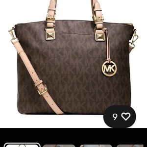 Michael Kors Dark Brown Signature Tote